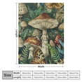 thumbnail image 4 of PRATYUS  Mushroom Blanket Mushroom Gifts for Women Soft Cozy Flannel Mushroom Throw Blanket All-Season for Sofa Couch Cottagecore Room Decor Mushroom Blankets for Adults Teen  50x60in, 4 of 6