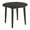 Brown, variant on ROME + OAK Hinged Drop Leaf Dining Table, 22-36" Round Tabletop with Sturdy Base, Black