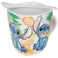thumbnail image 3 of Disney 9 oz Stitch Tropical White Ceramic Spoon Mug, 3 of 3