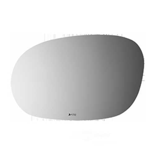 Burco Side View Mirror Replacement Glass - Clear Glass - 4312