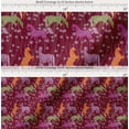 thumbnail image 2 of Soimoi Cotton Cambric Fabric Floral & Horse Animal Decor Fabric Printed Yard 56 Inch Wide, 2 of 7