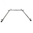 thumbnail image 3 of Malika 13/16" Bay Window curtain rod 20"-36", 38"-72" - Black,(ABay-95-2), 3 of 4