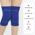 thumbnail image 5 of Pair Knee Pads for Women Men - Anti-Slip Padded Sponge Knee Protector, Soft and Breathable Knee Pads for Volleyball, Dancing, Football, Yoga, Basketball, and Skating (Blue), 5 of 6