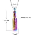 thumbnail image 2 of Beer Bottle Cremation Jewelry for Ashes Bar Urn Necklace Pendant Memorial Ash Jewelry Cremation Urn Necklace for Ashes for A Loss of the Loved One, 2 of 7