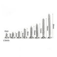 thumbnail image 3 of 800Pcs Stainless Steel Self Tapping Screw Assortment Kit Lock Nut Wood Thread, 3 of 10