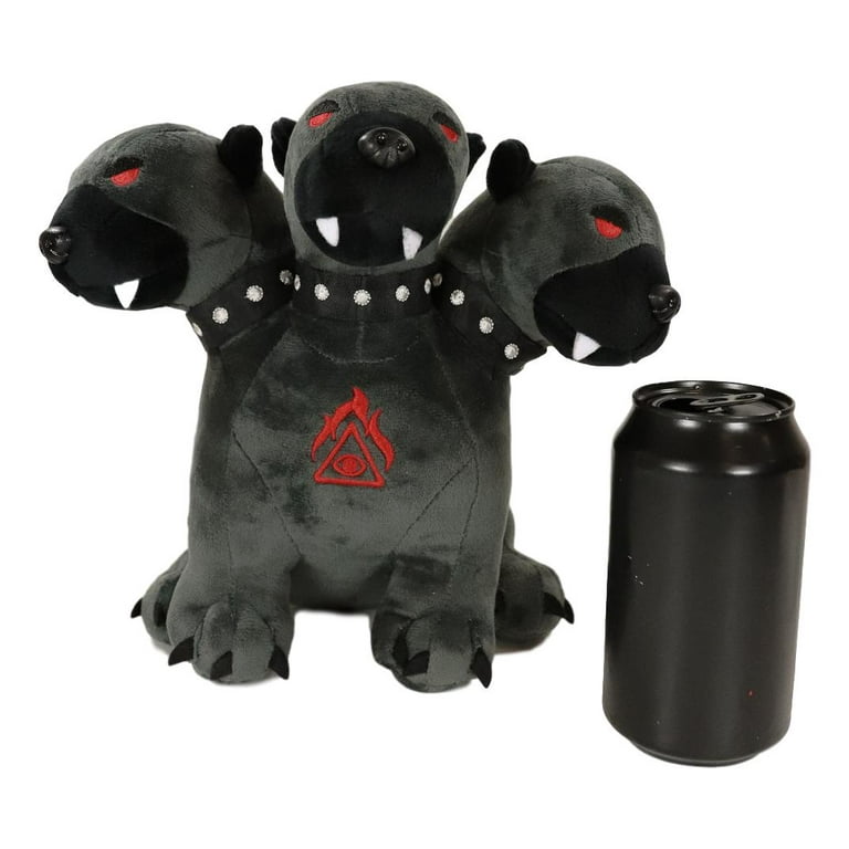 Three headed cheap dog plush