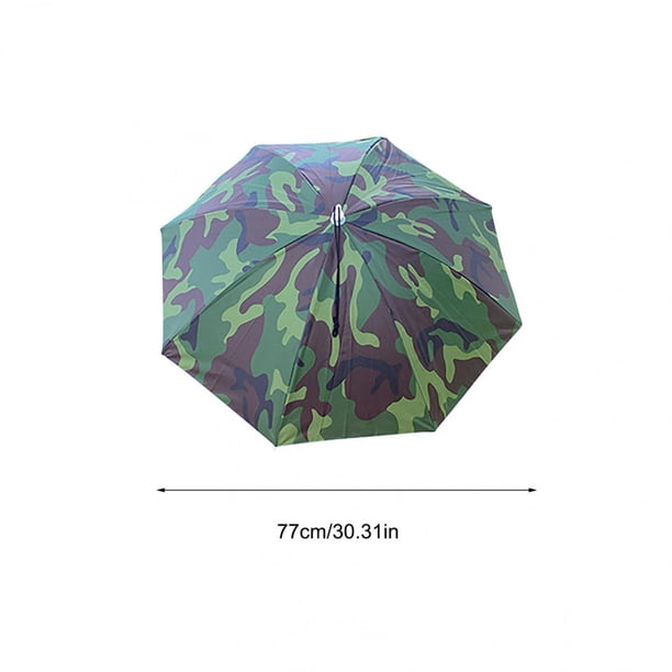 Chapeau Parapluie Anti-UV Et Imperméable – Pliable, élastique, Pour Pêche, Jardinage Et Randonnée