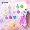 thumbnail image 2 of Set de esmaltes de uñas Beetles, 12 colores, neón, de secado rápido, con bolsa, 2 of 9
