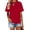 Red#0731F&01, variant on Garbnen Women Short Sleeve Tops Casual Crew Neck Tshirts for Women Basic Solid Color Lightweight Dressy Women's Tunic Tops White L