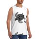 thumbnail image 2 of Balery Family Of Sea Turtles Camisetas sin mangas para hombre, absorbe la humedad y protege contra el mal olor.-Large, 2 of 7