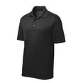 thumbnail image 5 of Sport Tek Teen Unisex Regular Plain Short Sleeves Polo Black X-Small, 5 of 6