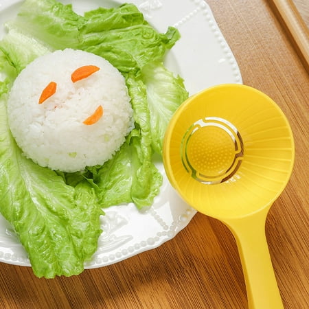 

1Pc Rice Scoop Mold Sushi Mold Rice Ball Spoon Half Round Non-stick Large Rice Spoon DIY Cooking Gadgets Kitchen Baking Tool