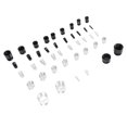 thumbnail image 3 of Jauge d'Identificateur d'Écrou, 44PCS Non Déformable Écrou et Filetage Checker avec Boîte de Rangement pour les Réparations Automobiles, 3 of 8