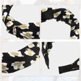thumbnail image 4 of Unique Bargains 1 Pcs Leopard Pattern Knotted Headbands Women Hairband Hair Hoop Black, 4 of 7