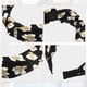 thumbnail image 3 of Diademas anudadas con patrón de leopardo, diadema para mujer, aro para el pelo, negro, 3 of 7