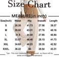 thumbnail image 4 of WULMLEO Sweatpants for Women Solid Elastic Waist Wide Leg Fall Winter Paloma Pants Stretch Comfort Bottoms Casual Lightweight Trousers with Pockets Army Green L, 4 of 8