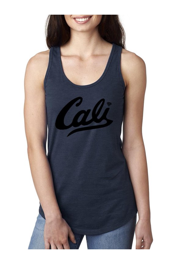 MmF - Women's Racerback Tank Top, up to Women Size 2XL - California Cali