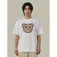 thumbnail image 1 of Unique Bear Print Casual T-Shirt - Men's Summer Fashion, Round Neck, Short Sleeve, Polyester Blend, Machine Washable, 1 of 6