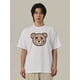 thumbnail image 1 of Camiseta informal con estampado de oso único - Moda de verano para hombre, cuello redondo, manga corta, mezcla de poliéster, lavable a máquina, 1 of 6