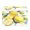 Watercolor Lemon, variant on Large Fliplid Foldable Storage Bin Boxes Cubes Baskets with 2 Handles for Clothes Books 16.5x12.6x11.8 Inch Watercolor Blue-purple Flowers