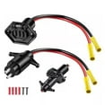 thumbnail image 1 of 12V 10Awg Trolling Motor Plug Receptacle Kit Male Female Connector Waterproof, 1 of 8