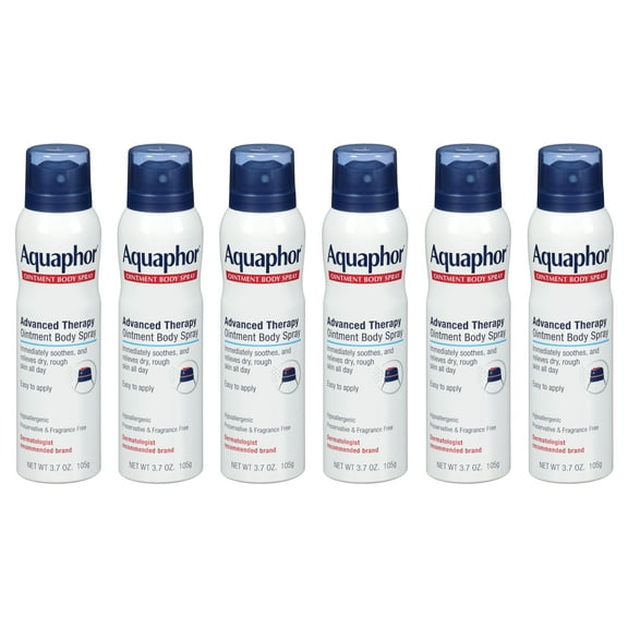 Aquaphor Ointment Body Spray for Women, 3.7 oz, 6 Pack
