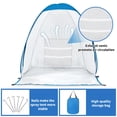 thumbnail image 4 of Carpa Plegable para Cabina de Pintura en Spray Bofoho con Ventilaciones, Azul, 4 of 6