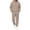 Camel_019, variant on Sweatsuits for Men 2 Piece Hoodie Sweatshirt Jogging Tracksuit Set Casual Athletic Long Sleeve Outfit Pullover Suit Set Khaki 2XL