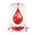 thumbnail image 7 of Halloween Cardigan Sweaters for Women Funny Halloween Party Graphic Womens Sweaters Cardigan Knit Button Up Cropped Long Sleeve Fall Holiday Soft Cardigan Sweaters Deep Red 2XL, 7 of 7