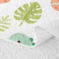 thumbnail image 5 of Homewish Cute Cartoon Dino Twin Quilt Set,Kawaii Plants Twin Coverlet Set,White,2pcs, 5 of 7
