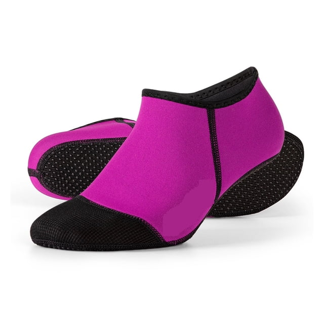 Chaussettes de Plongée Courtes 3mm Bottes de Plage Chaussures de Combinaison Antidérapantes Chaussures Aqua Chaussettes de Plongée Surf Réchauffantes, Faciles à Porter