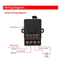 thumbnail image 3 of AC 220V 30A 433MHz 1CH Wireless Remote Control Switch Relay Receiver + on/ Transmitter, 3 of 7