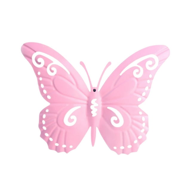 3D Muur Decor Prachtige Beeldje Opknoping s Standbeeld Ornamenten Mooie Metalen Rosado