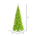 thumbnail image 2 of Vickerman 7.5' Lime Fir Slim Artificial Christmas Tree, Lime  Dura-lit LED Lights, 2 of 3