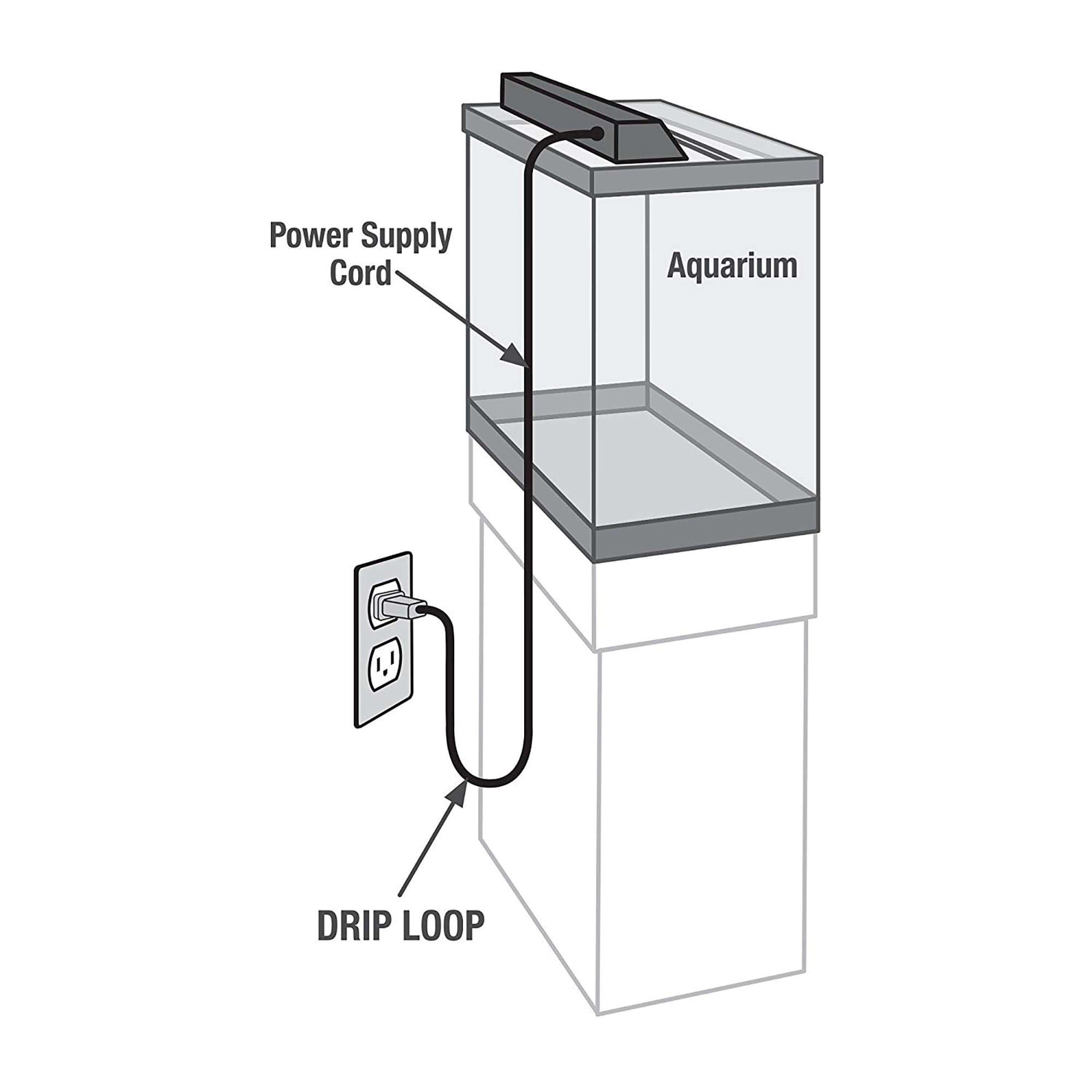 Aqueon Standard Open-Glass Glass Aquarium Tank 10 Gallon