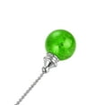 thumbnail image 3 of Uxcell Ceiling Fan Pull Chain Light Lighting Accessories Extension Ice Cracked Crystal Ball Pendant Green, 3 of 6