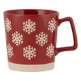thumbnail image 4 of 10 Strawberry Street Assorted 20 fl oz Holiday Print Ceramic Mug, Set of 4 Mugs, 4 of 6