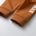 thumbnail image 5 of Newborn Baby Boy 3 Pack Sweatpants Solid Pants and Casual Joggers Brown 3-6 Months, 5 of 6