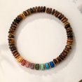 thumbnail image 2 of Pulseras naturales con forma de ojo de tigre y piedra de lava para hombre y mujer, 2 of 2