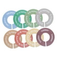 thumbnail image 2 of DOLITY 8 Pcs Séparateurs de Garde-Robe pour Bébés Compacts pour Boutiques Garde-Robe Buanderie Couleurs Macaron, 2 of 8