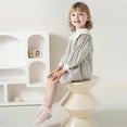 thumbnail image 2 of 3/5 Pairs Baby Girls Ruffle Socks Toddler Kids Girls Eyelet Frilly Socks for Little Children's Age 1-7T, 2 of 7