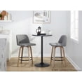 thumbnail image 2 of Toriano Counter Stools for Kitchen Counter, Counter Height Chairs, Bar Stools Set of 2, Counter Height Chairs, Bar Stools For Kitchen Island (Grey Fabric), 2 of 6