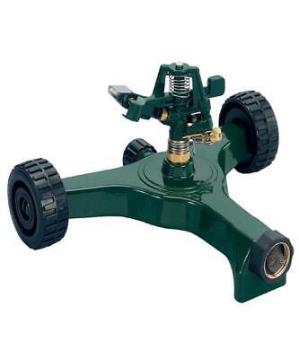 Orbit Brass Impact Sprinkler On Metal Wheeled Base 6361 sq. ft ...