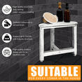 thumbnail image 3 of Shower Stool for Shaving Legs, Shower Foot Rest 12 in, Shower Seat for Inside Shower - Shower Bench, Corner Bench Suitable for Small Shower Spaces, 3 of 6