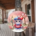 thumbnail image 3 of Happy Valentine’s Day Adorable Scottish Fold Kitten Holding Heart Balloon Round Wood Sign Cat Lover Kitten Owner Gifts Hanging Wall Home Decor - 00030, 3 of 5