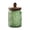 Green #t86, variant on Japceit Colored Glass Storage Jar 24 oz, Kitchen Canister for Snacks, Airtight Tea Coffee Container, Decorative Home Storage, Clear Glass Jar