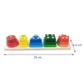 thumbnail image 4 of Juego De Matemáticas De Madera Juego de juguetes de matemáticas de clasificación de formas geométricas de madera Montessori bebé aprendizaje preescolar, 4 of 6