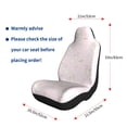 thumbnail image 5 of Sikiie Rainboe And Rabbit Car Seat Covers 2PCs Front Car Seat Covers Universal fit for Most Cars SUVs and Trucks-2 PCS, 5 of 9