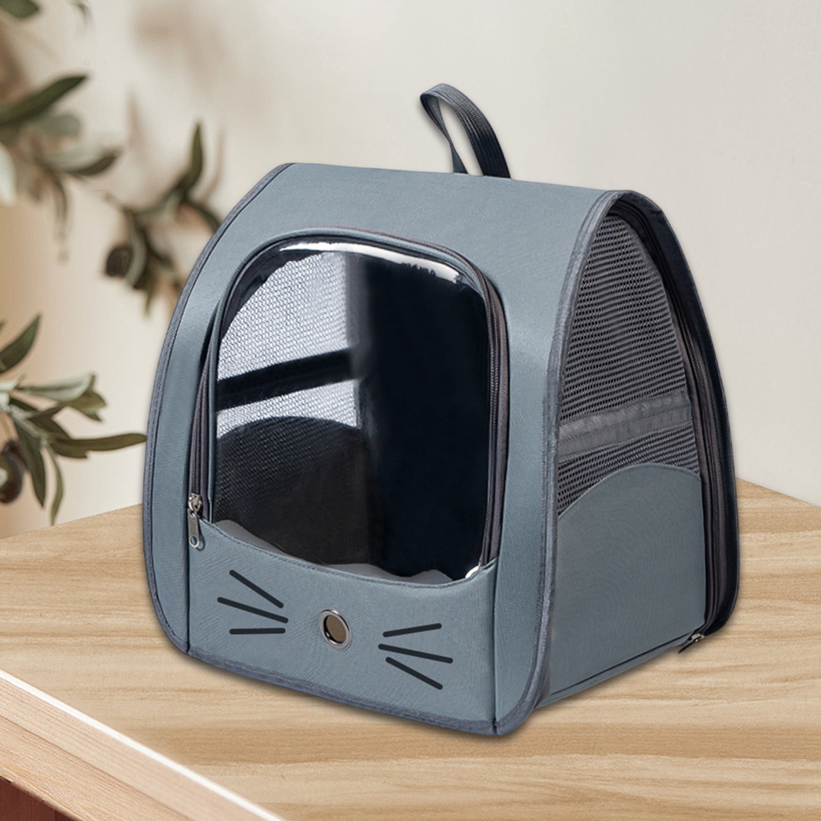 AUHomi Cat Backpack Carrier, Dog Carrier Backpack for Hiking, Travelling, Camping, Portable Pet Backpack, Ideal for Small Animals & Puppies (13.7" * 9.8" * 13.7", Yellow)