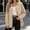 Khaki, variant on Sevevn Women's Corduroy Shirt Shacket for Women Fall Jacket Long Sleeve Button Down Blouses Coffee S